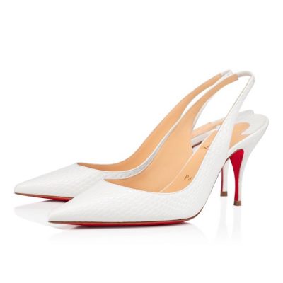 Sandalias Clare Sling Christian Louboutin Mujer - Blancos - 3205171N237
